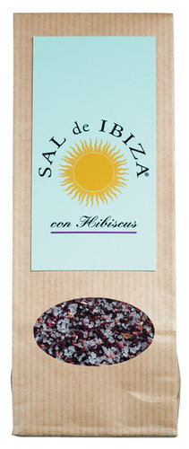 Sal de Ibiza Granito con Hibiscus, mit Hibiskus 150 gr.