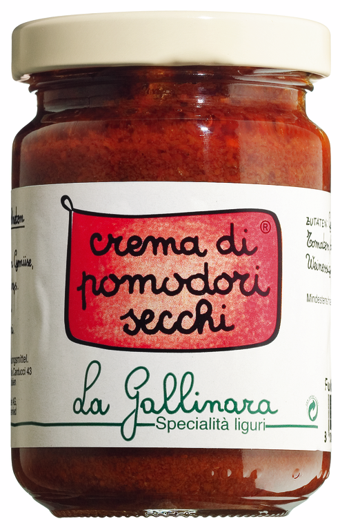 La Gallinara Crema di Pomodori secchi / Creme von getrockneten Tomaten 130 gr.