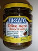 Zuccato Olive Nere / schwarze Oliven ohne Kern in Olivenöl 185 gr.